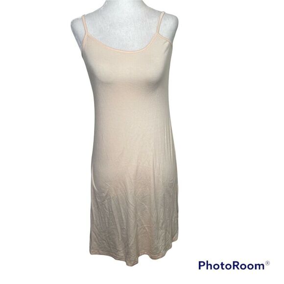 AmyLynn Camisole Chemise Nightgown Peach Beige Size Medium - Picture 1 of 8